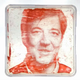 Illustration for article titled This Portrait of Stephen Fry Was Made From His Own Bacteria